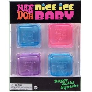 Nee Doh Nice Ice Baby Squishy Set - Blue, Pink, Purple